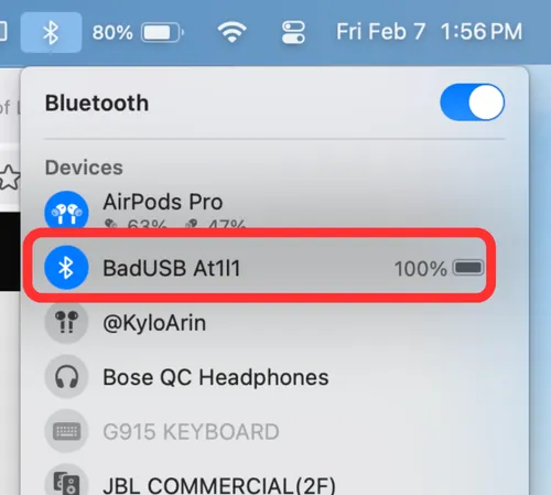 <p><strong>安全提示:黑客如何利用蓝牙控制你的 Mac</strong></p>