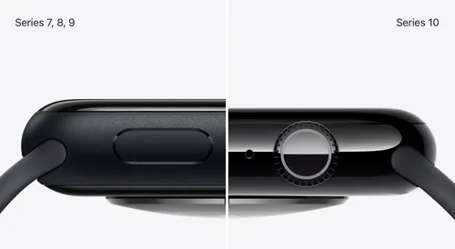Apple Watch Series 10比Series 9及更早的型号薄多少