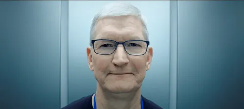 Tim Cook, after officially accepting the promotion for Apple TV+, changed