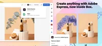 Boxは、そのクラウドプラットフォームにAdobe Expressの画像編集器を直接統合しています。