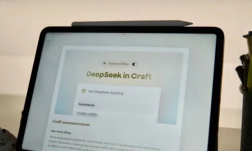 L'ultimo aggiornamento di Craft potrebbe cambiare il modo in cui utilizzi l'intelligenza artificiale sul tuo iPhone.