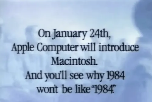 苹果经典的“1984”超级碗广告在本周四正式播出41周年;它几乎未能成真。