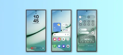 삼성은 그의 안드로이드 폰에 One UI 7을 공개하며, iOS 18과 매우 유사해 보입니다.