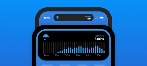 Der Wetterdienst von CARROT fügt eine neue CarPlay-App hinzu und verbessert die Live-Aktivitäten.