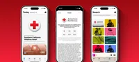 Tim Cook invites you to donate to the Red Cross to help with recovery from the Los Angeles wildfires.