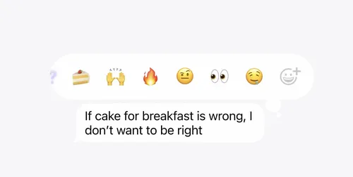 iOS 18의 메시지 앱에서 Tapbacks가 더 나은데, 하나의 중요한 수정이 필요합니다.