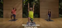 La page d'accueil d'Apple vous invite à commencer 2024 avec une essai gratuite de trois mois de Apple Fitness+