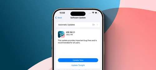 Apple has halted signing for iOS 18.2.1, preventing downgrades from iOS 18.3.