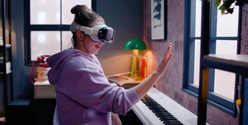 Simply Piano 이제 Apple Vision Pro를 통해 연주를 배우는 데 키보드가 필요하지 않습니다.