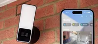 Eve Outdoor Cam is an excellent HomeKit camera with a floor lamp, currently available at 28% off.