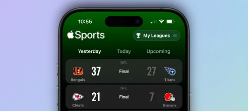 Apple Sports 앱이 새로운 네 가지 기능을 추가했습니다. 이 중 하나는 Live Activity 스케줄링입니다.