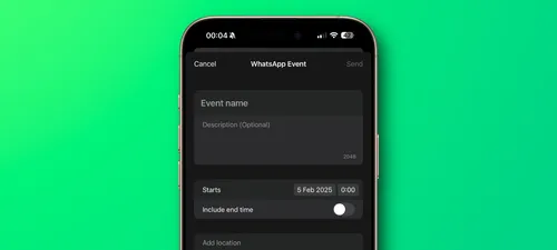 WhatsApp 將很快允許用戶直接從私密對話中安排活動。