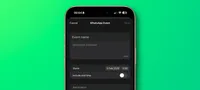 WhatsApp permitirá a sus usuarios planificar eventos directamente desde chats privados en breve.