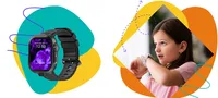 This is a 160 USD cell phone smartwatch with a camera, designed to be kids' Apple Watch.