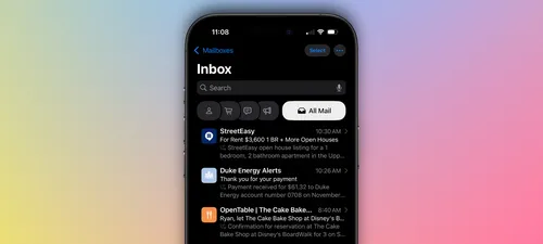 iOS 18.2 为 Apple Mail 带来了迄今为止最大的一次设计革新,以下是所有新功能的详细介绍。