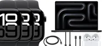 Jet Black Apple Watch Series 10 for $113 with a discount, 48GB M4 Pro MacBook Pro for $270 with a discount, Apple Thunderbolt cable for 50% off, others