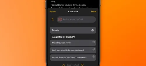 iOS 18.2 可以利用 Apple 的智能技术自动生成所有电子邮件、论文及其他内容。