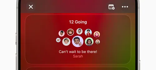 These Apple invite features are only available to some users.