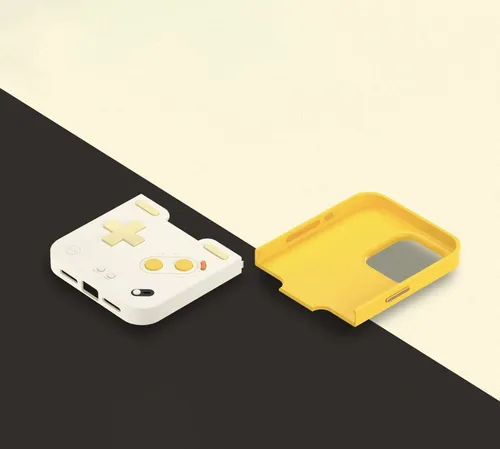 用这个外壳将你的iPhone变成复古游戏机,并配有实体按钮。