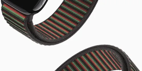 Apple announces its beautiful 2025 Black Uniform Collection sports loop, watch face, and wallpaper for iPhone/iPad.