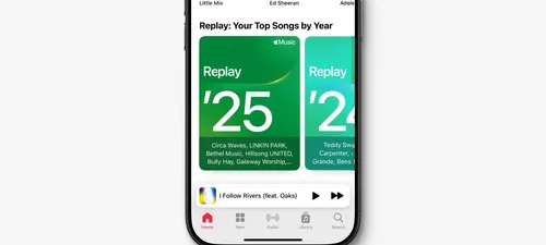 Apple Music Replay 2025 プレイリストは、今すぐ利用可能です。