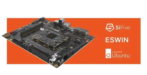 Ubuntu 24.04 LTS 现在可以在 HiFive Premier P550 RISC-V 开发板上运行。