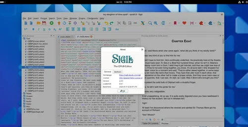 Sigil 2.4, an open-source EPUB e-book editor, has released new features and bug fixes.