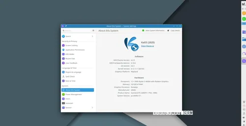KaOS Linux 2025.01 has been released, featuring the Linux kernel 6.12 LTS and KDE Plasma 6.2.