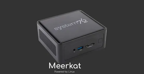 Das System76 Meerkat Mini-Linux-PC verfügt über eine Intel Core Ultra-CPU und schnellen RAM.