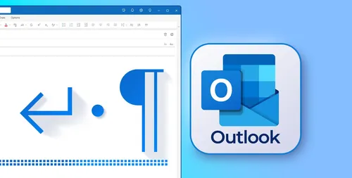 Display non-printable characters in Microsoft Outlook