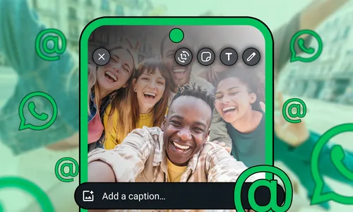Accessing frequently used contacts quickly in WhatsApp
