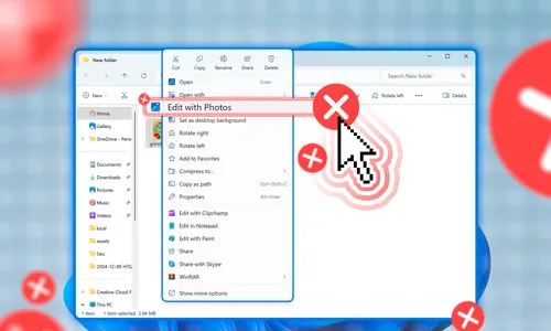How to remove unnecessary entries from the context menu of Windows 11