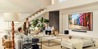 LG showcased its 2025 QNED EVO TV in a preview.