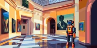 Next time's vacation, a robot guide might accompany us.