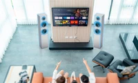 Speaker placement affects sound quality and acoustics in a room.