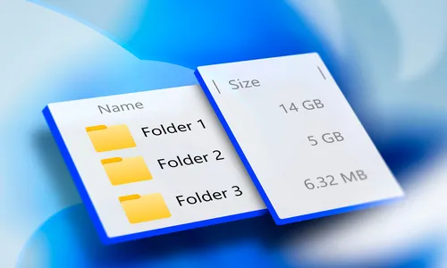 如何在Windows 11的文件资源管理器中显示文件夹大小