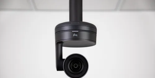 Logitech's new webcam was installed on the ceiling.