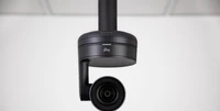 Logitech's new webcam was installed on the ceiling.