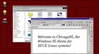このLinuxテーマは2024年にWindows 95の体験を提供しました