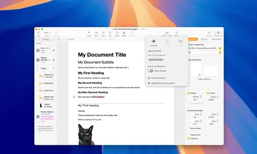 Apple Pages는 다음 협업 프로젝트에 완벽합니다.