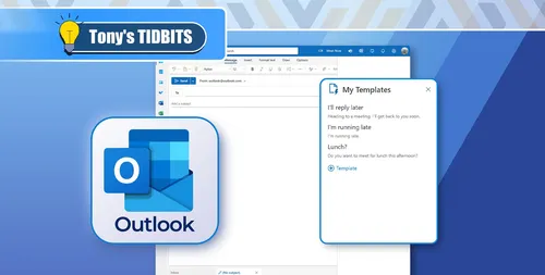 Create no new Outlook templates in the My Templates area: Use this instead.