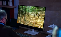 This monitor comes with an invisible headphone.