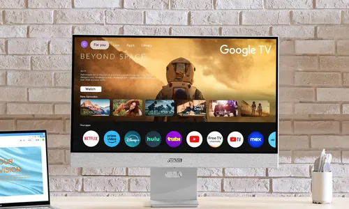 这款新的ASUS ZenScreen显示器也是一款Google智能电视。