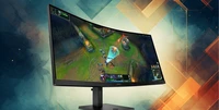 HP Omen 34C G2 is a curved monitor with a 21:9 panel.